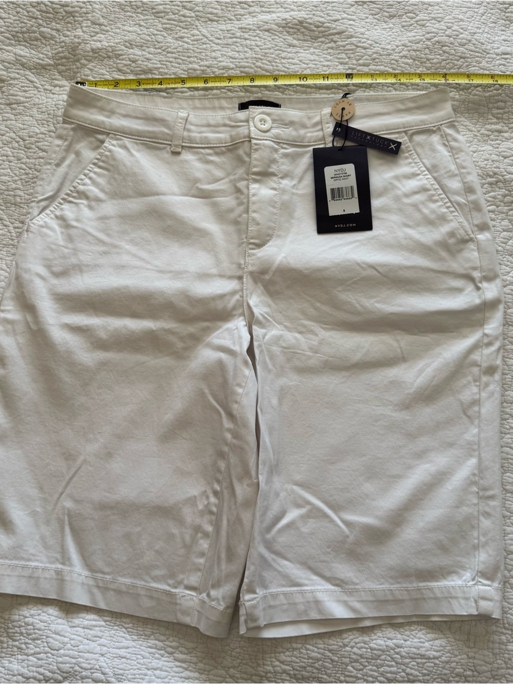 Women’s White Chino Shorts